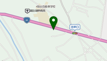 マツモトキヨシ岡谷長地店の地図画像