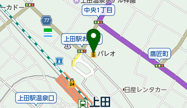 上田駅前ビルパレオの地図画像