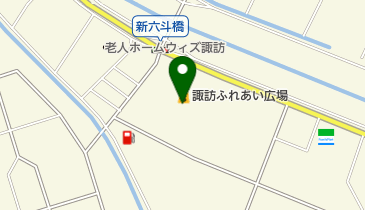 諏訪ふれあい広場の地図画像