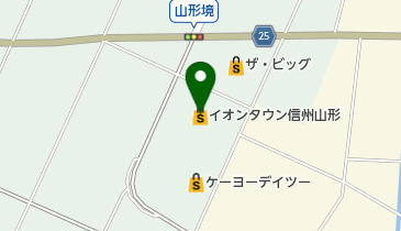 イオンタウン信州山形の地図画像