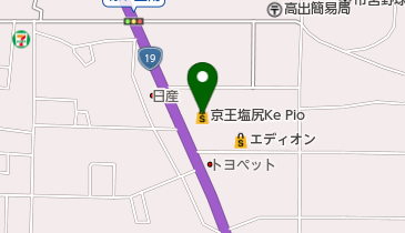 京王塩尻Ke Pioの地図画像