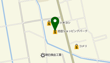 池田ショッピングパークの地図画像