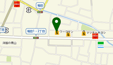 ワークマンプラス長野稲田店の地図画像