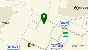 ジーユーアピタ飯田店の地図画像