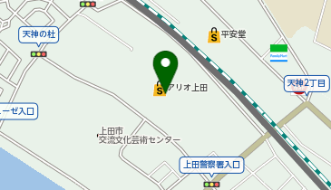 ジーユーアリオ上田店の地図画像