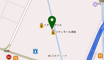 ハニーズイオンモール須坂店の地図画像