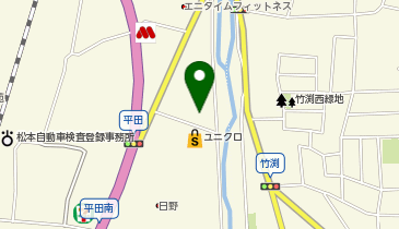 石井スポーツ松本店の地図画像