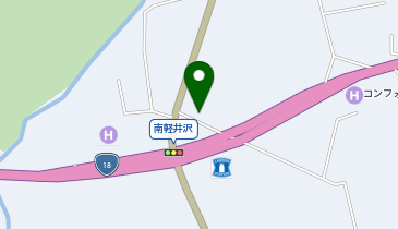ムラサキスポーツ軽井沢店の地図画像