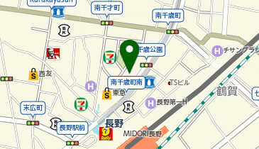石井スポーツ長野店の地図画像
