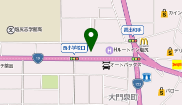 ブックオフ塩尻店の地図画像