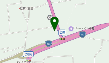 ブックオフ中野七瀬店の地図画像