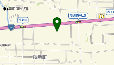 ダイソー長野北尾張部店の地図画像