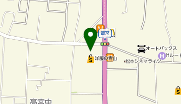 ダイソー松本高宮店の地図画像