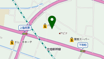 ダイソー上田秋和店の地図画像