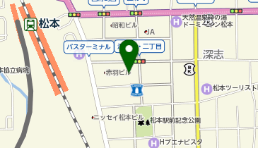 ダイソー松本駅前店の地図画像