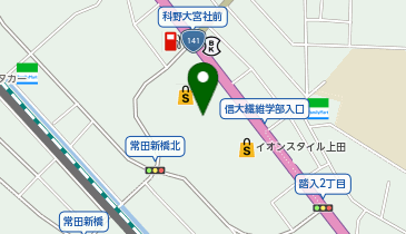 Seriaイオンスタイル上田店の地図画像
