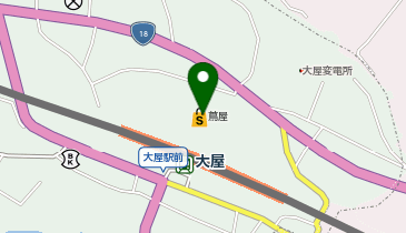ダイソー上田大屋店の地図画像