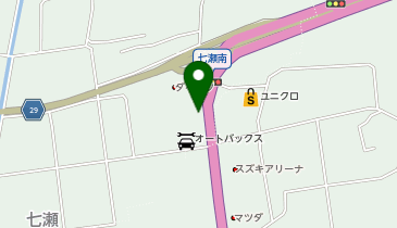 auショップ中野の地図画像