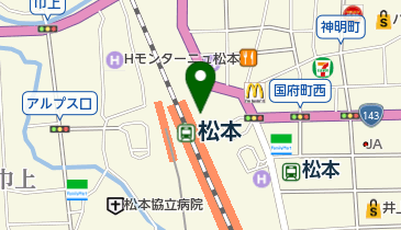 ニューデイズ松本銘品館の地図画像