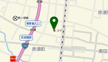 長野トヨタ自動車駒ヶ根店の地図画像