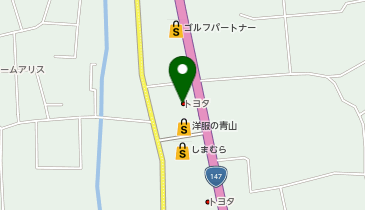 長野トヨタ自動車穂高店の地図画像