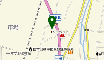 ネッツトヨタ長野松本店の地図画像