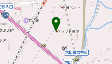 ネッツトヨタ長野大町店の地図画像