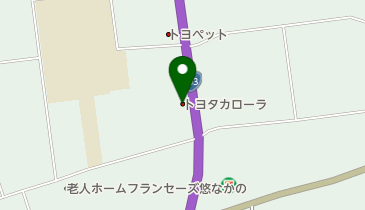 トヨタカローラ長野中野店の地図画像