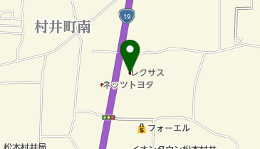 レクサス松本の地図画像