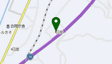 長野日産木曽店の地図画像