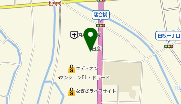 長野日産渚店の地図画像