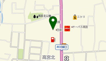 松本日産特販部の地図画像