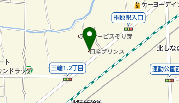 日産プリンス長野北長野店の地図画像