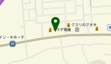 日産プリンス長野南高田店の地図画像