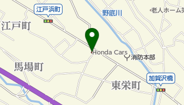 Honda Cars松本東江戸浜店の地図画像