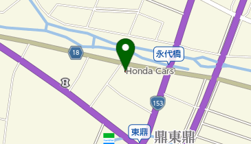 Honda Cars松本東飯田橋店の地図画像