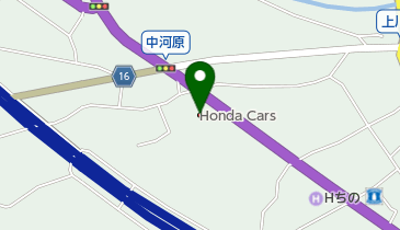 Honda Cars松本南茅野店の地図画像
