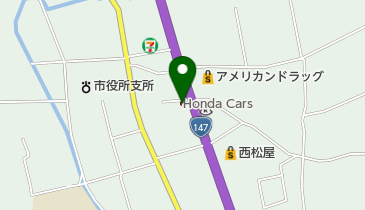 Honda Cars穂高穂高店の地図画像