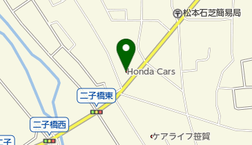 Honda Cars松本中央石芝店の地図画像