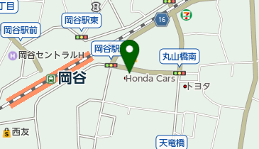 Honda Cars松本東岡谷店の地図画像