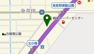 甲信マツダ篠ノ井店の地図画像