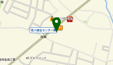 ポルシェセンター長野の地図画像