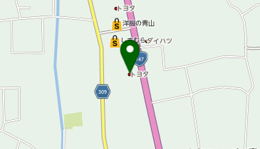 長野トヨタ自動車チューカーボックス安曇店の地図画像
