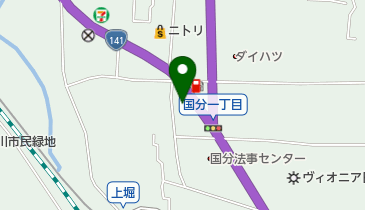 長野日産上田国分店の地図画像