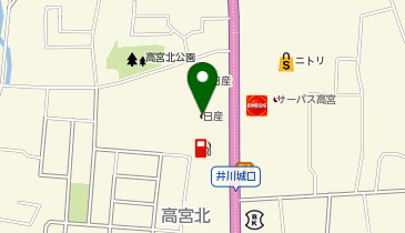 松本日産松本店の地図画像