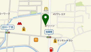 長野ダイハツ販売松本筑摩店の地図画像