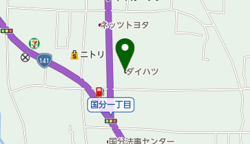 長野ダイハツモータース上田常入店の地図画像