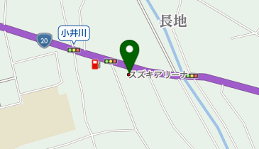 スズキ自販長野スズキアリーナ信州岡谷の地図画像