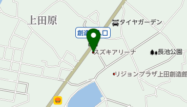 スズキアリーナ上田原の地図画像