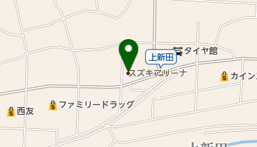 スズキアリーナ伊那の地図画像